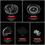 360° Rotating Crystal Makeup Organizer