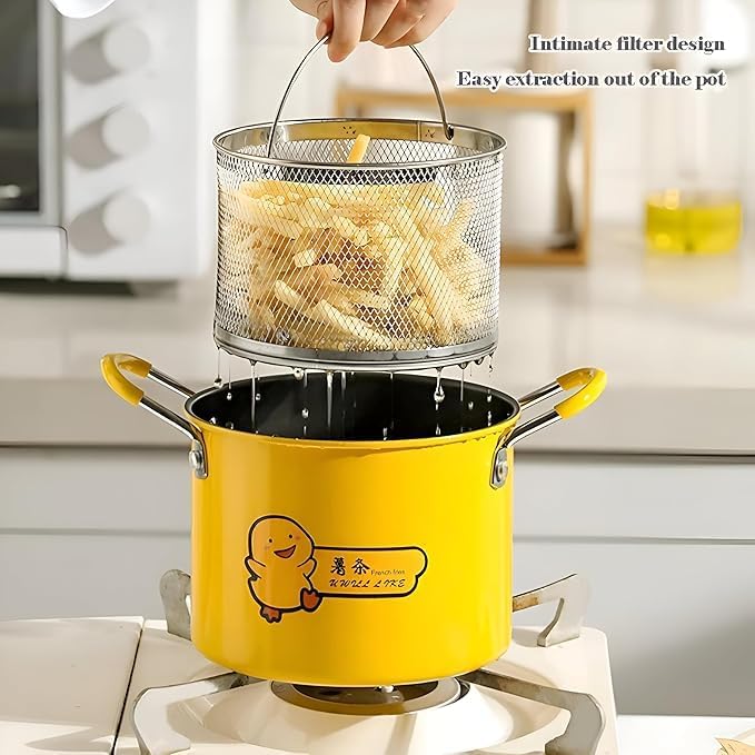 Duck Cooking Pot with Basket