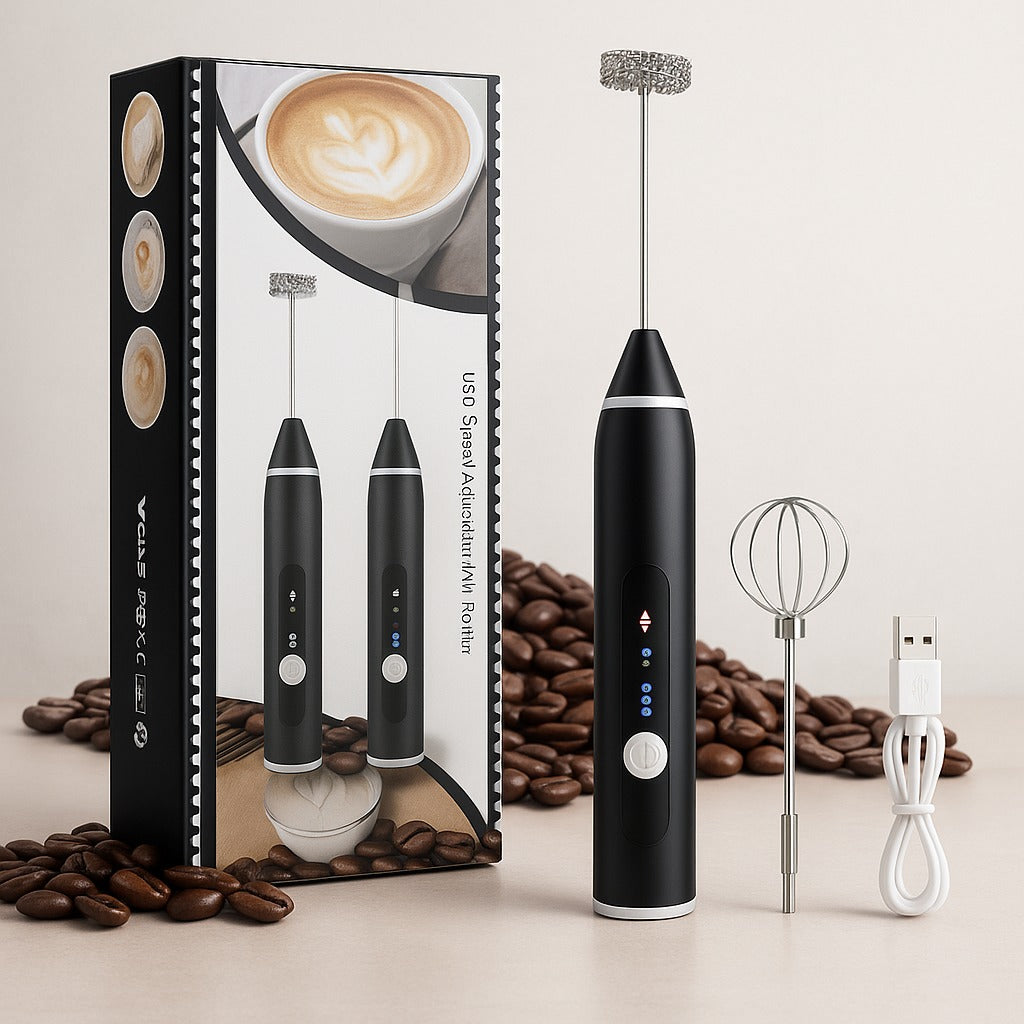 Coffee Frother – Handheld Milk & Nescafe Mixer