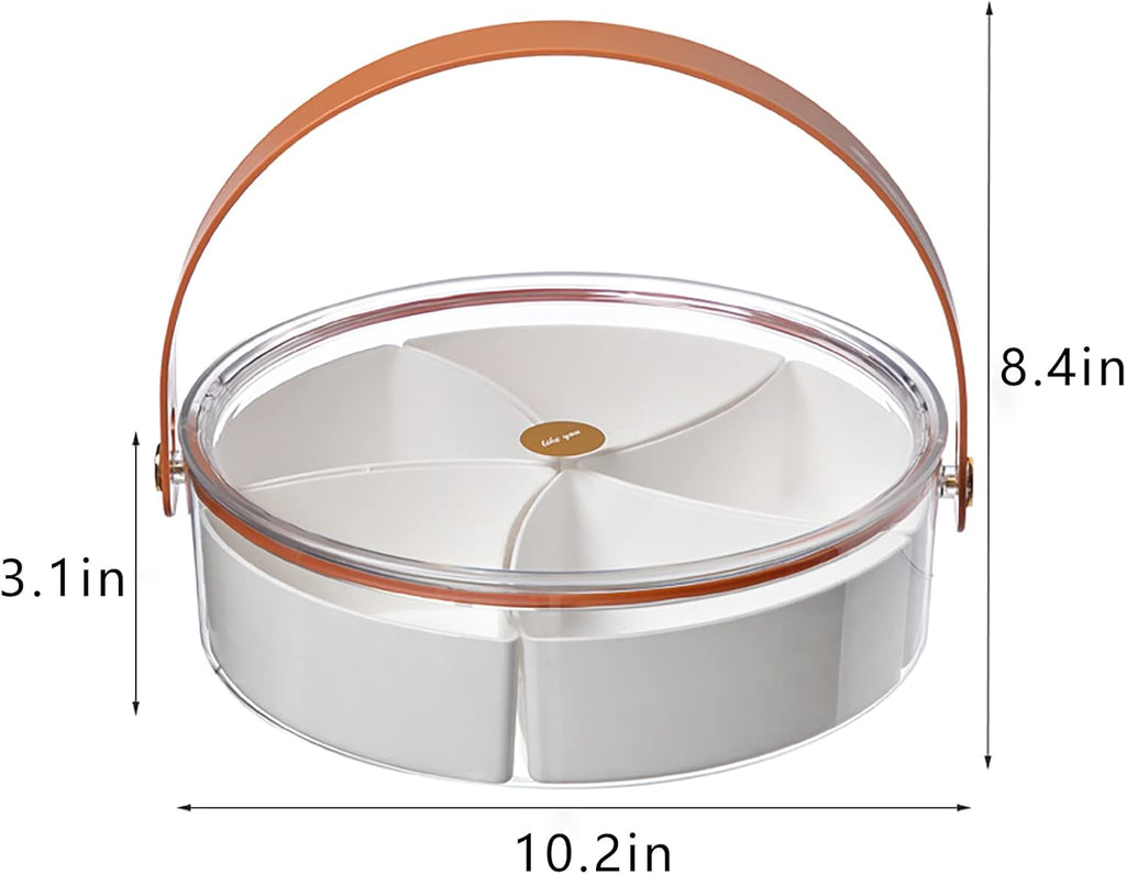 Clear Divided Serving