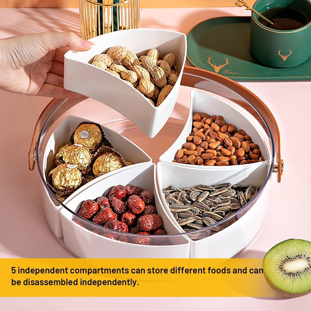 Clear Divided Serving