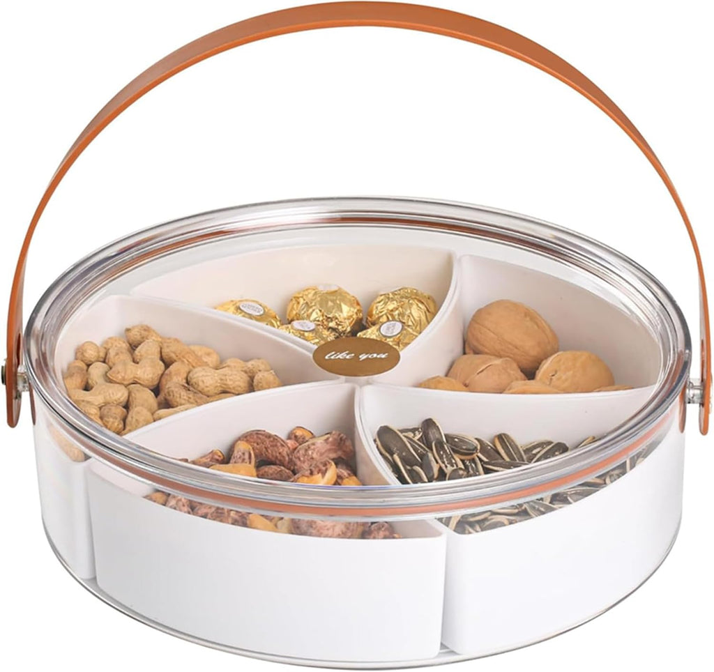 Clear Divided Serving