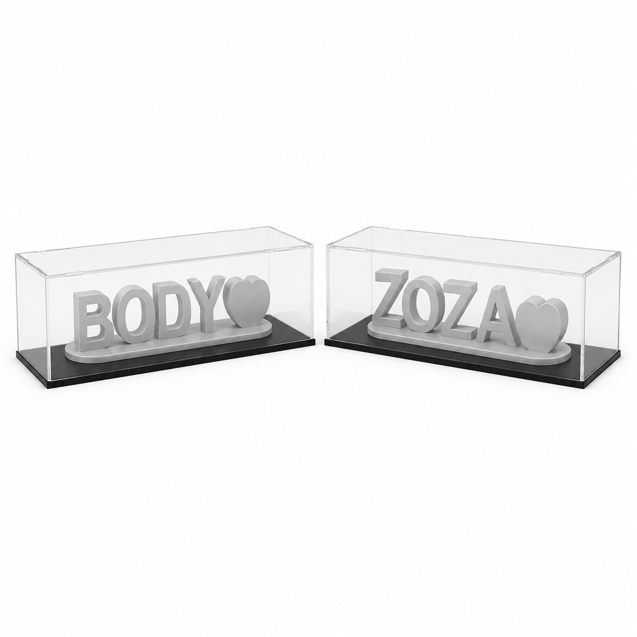 Dual name Acrylic box