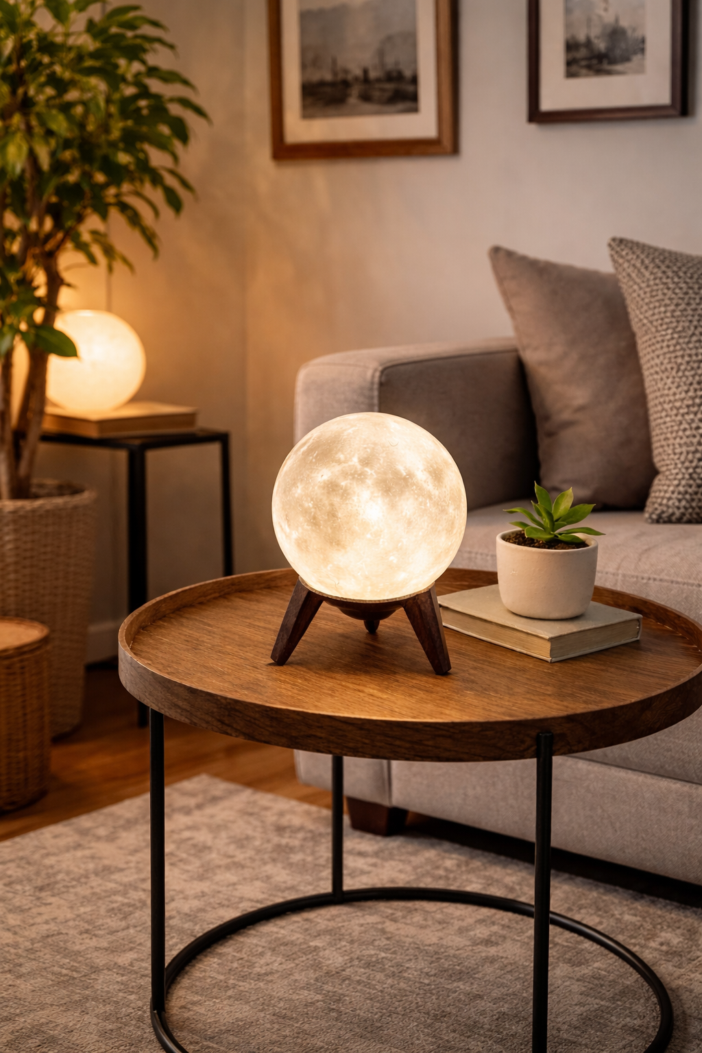Lunar Whisper Moon Lamp
