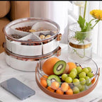 Clear Divided Serving