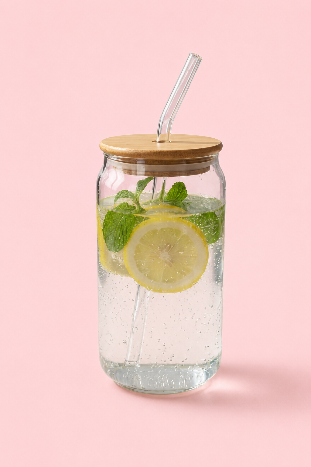 Glass Iced Coffee Cup