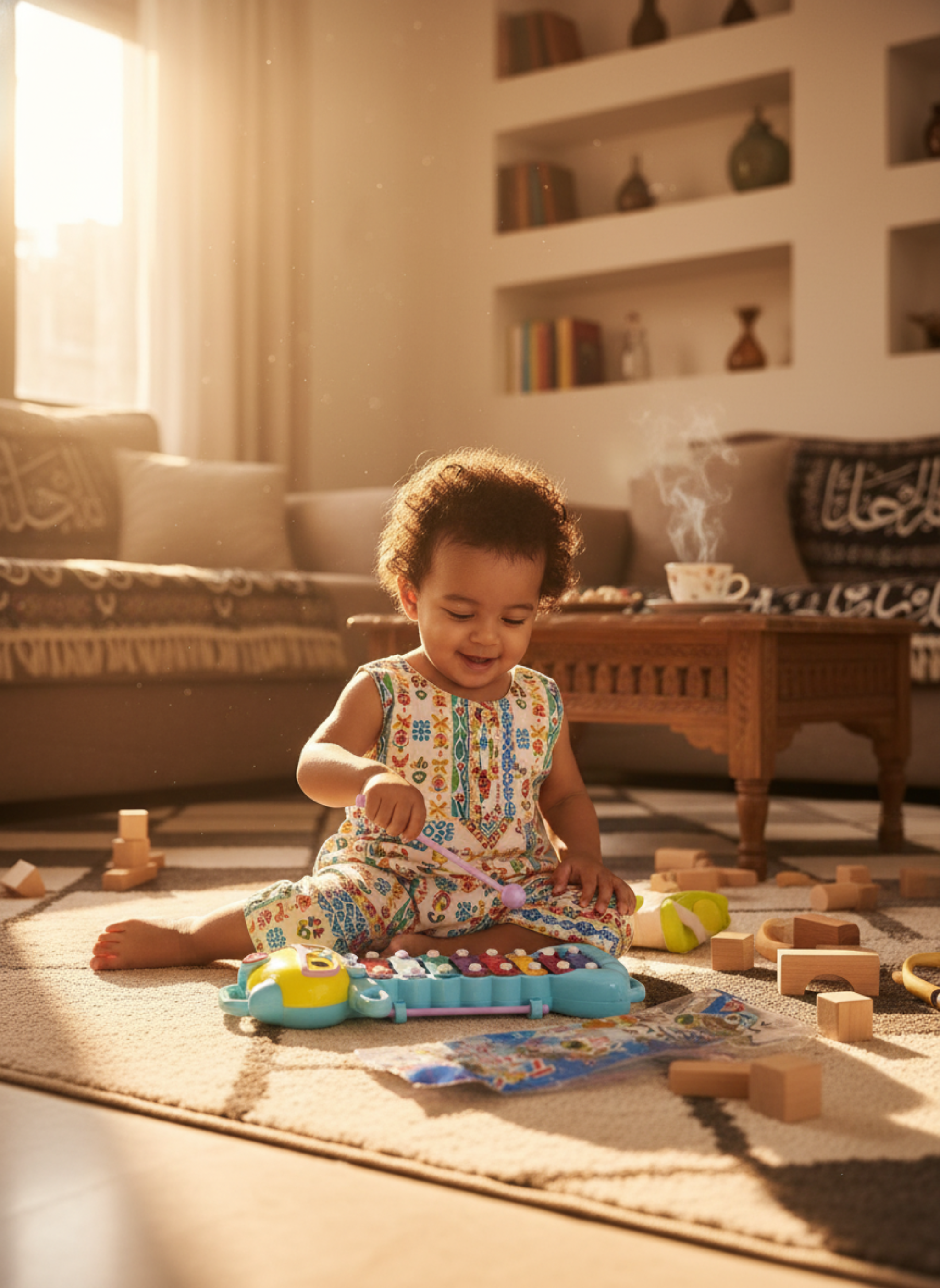 Hello Kitty themed children's xylophone toy