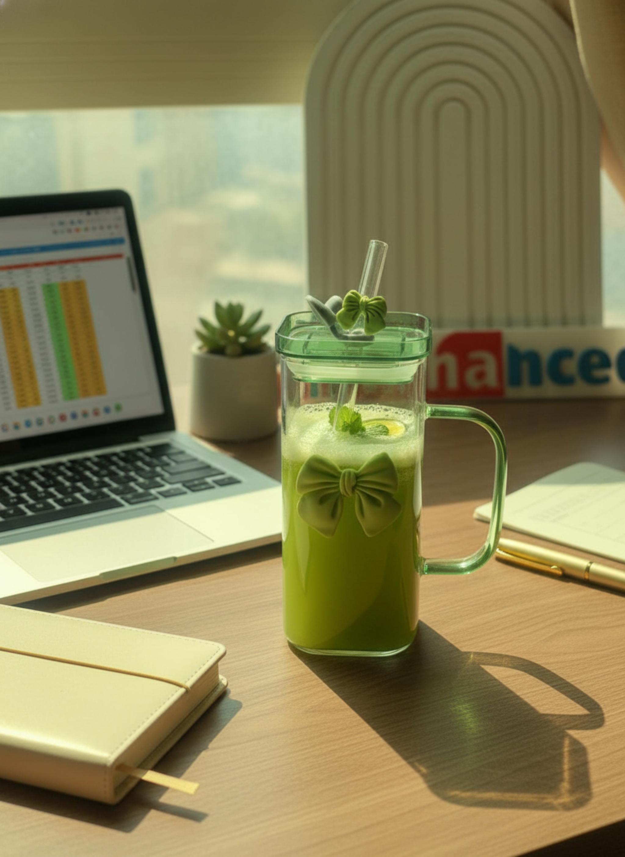 Girly Ice Coffee Cup