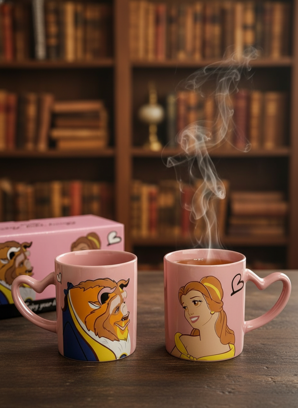 Beauty and the Beast Couple Mug Set (2 Pcs)