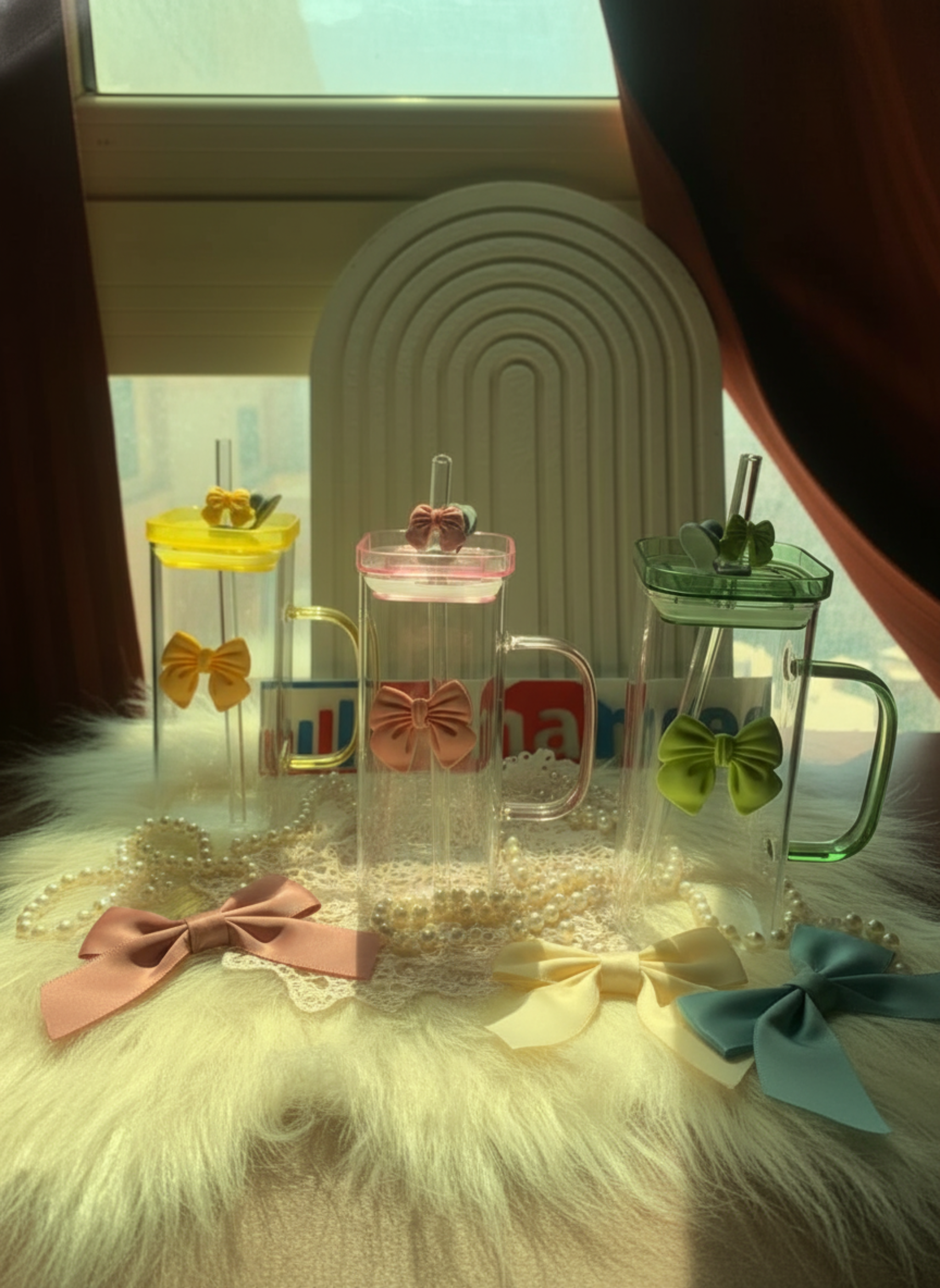 Girly Ice Coffee Cup