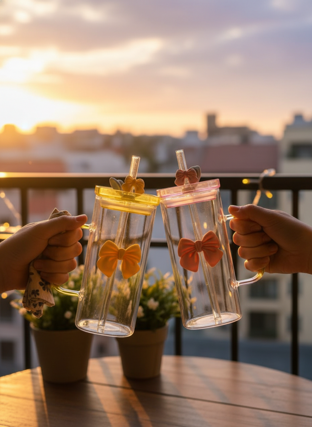 Girly Ice Coffee Cup