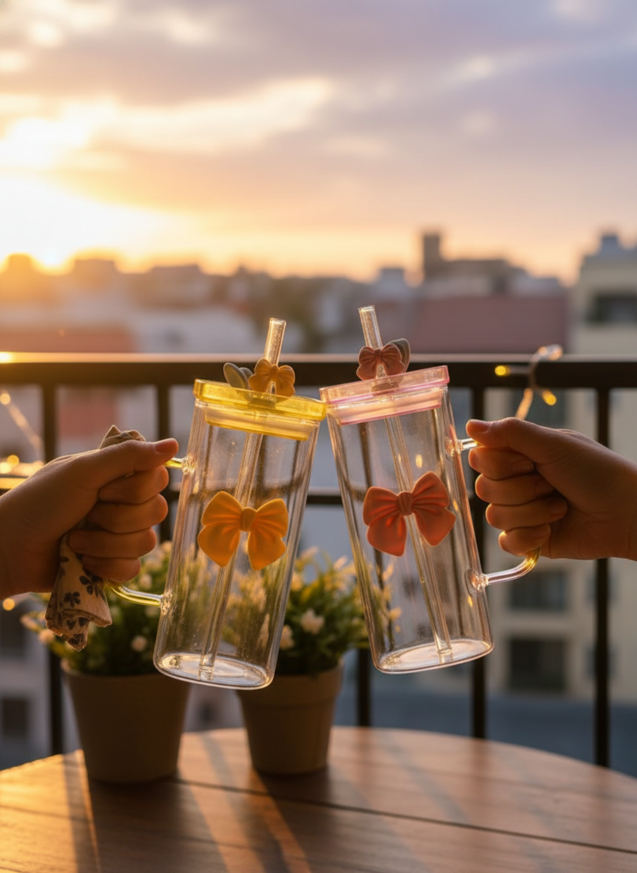 Girly Ice Coffee Cup