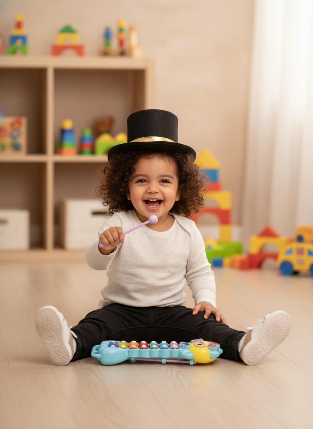 Hello Kitty themed children's xylophone toy
