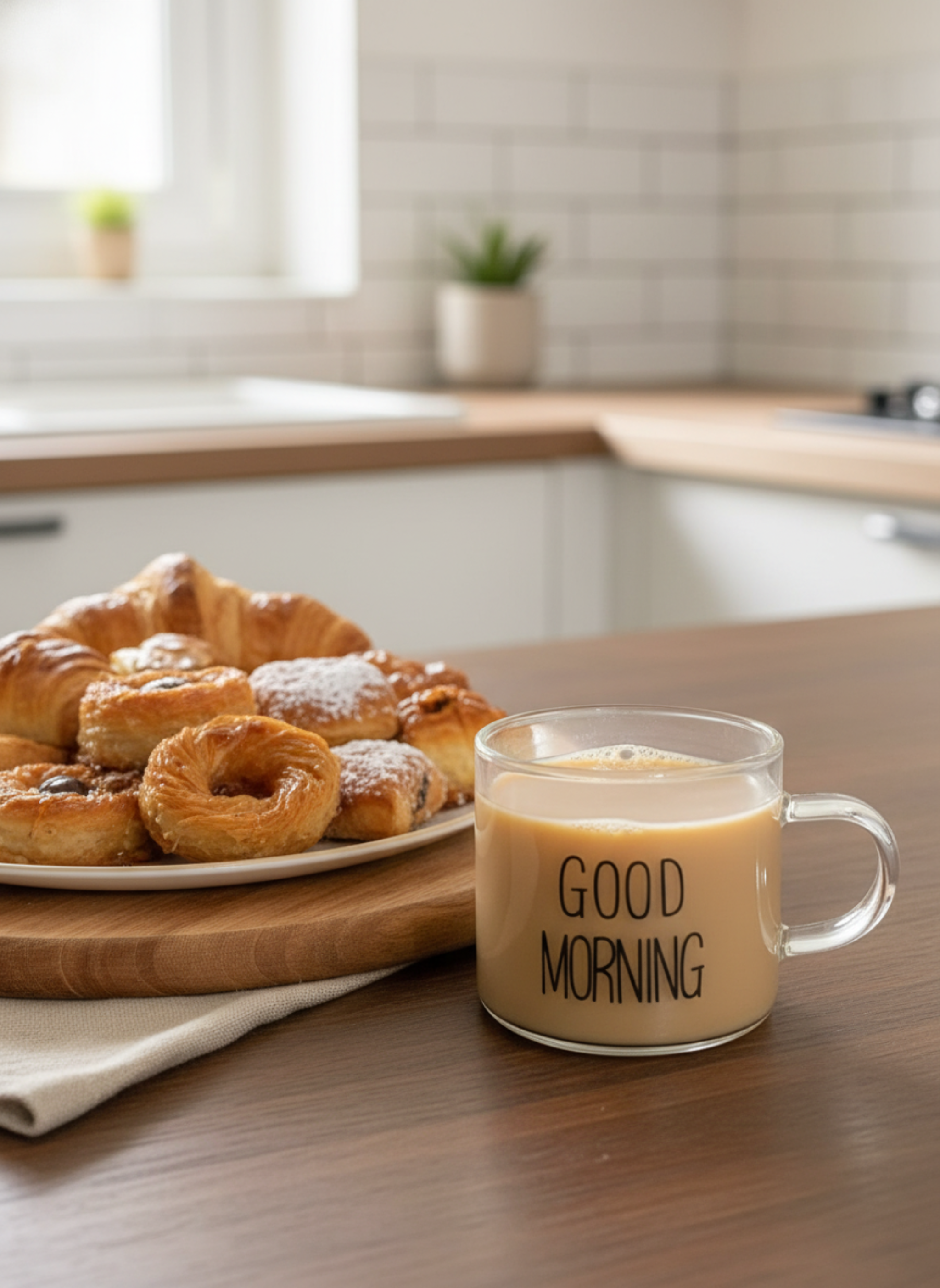 Good Morning Coffee Cups Set – 6 Pcs