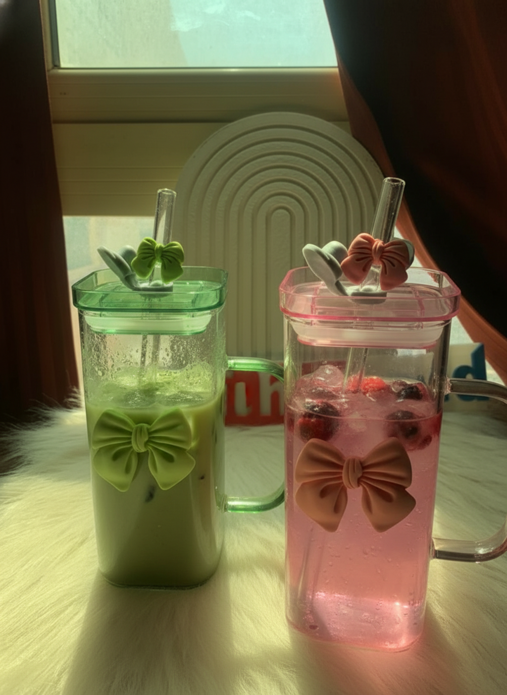 Girly Ice Coffee Cup