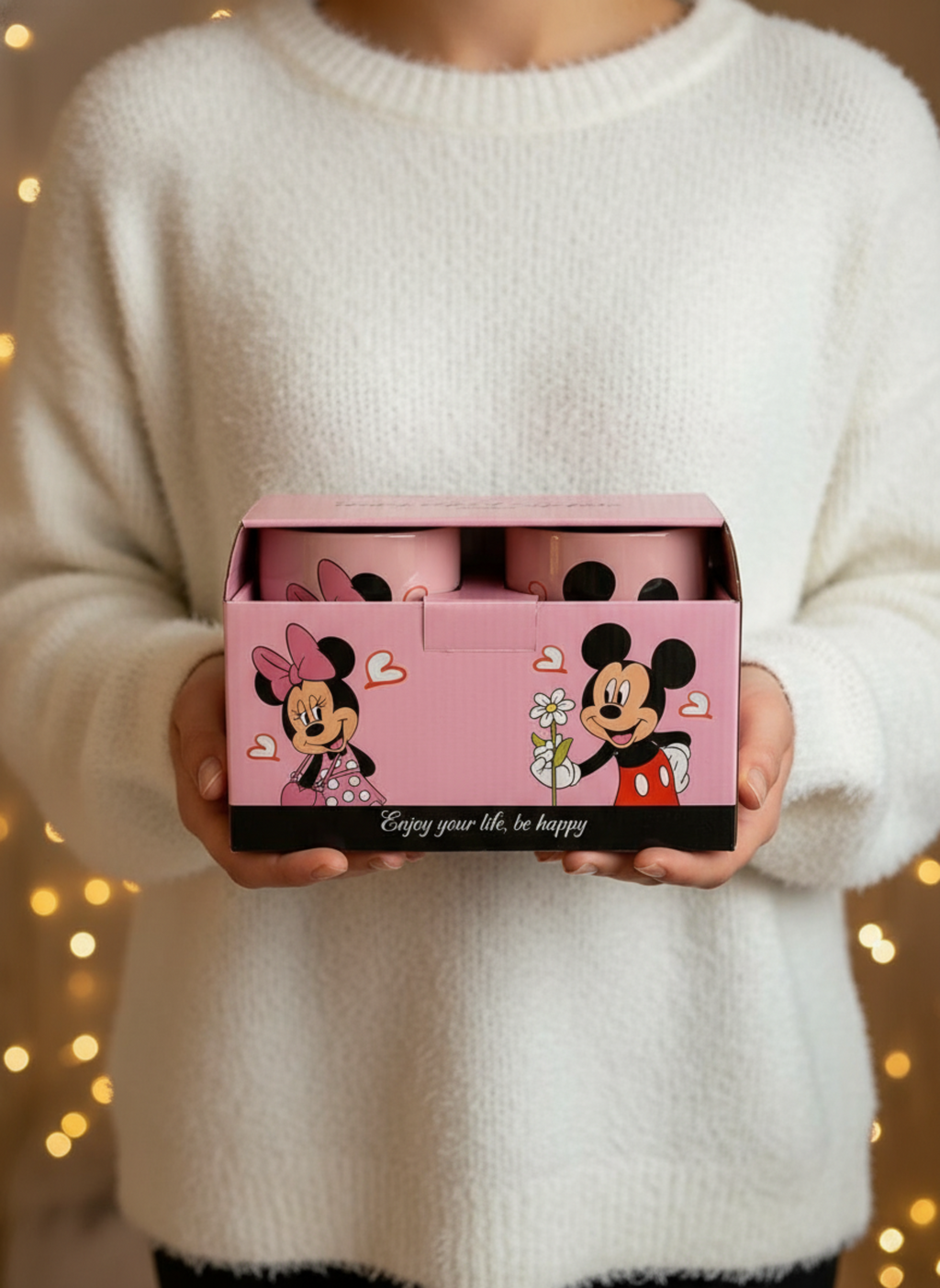 Mickey & Minnie Mouse Couple Mug Set (2 Pcs)