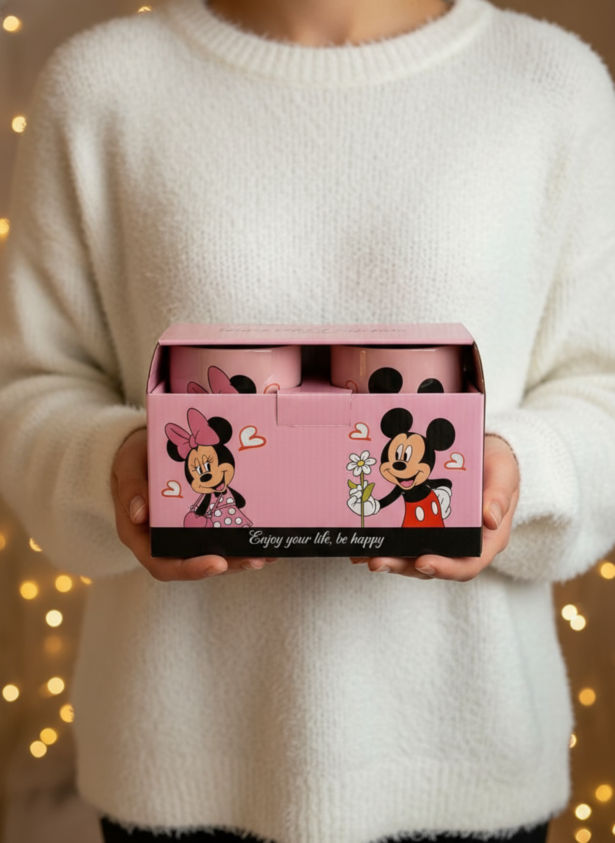 Mickey & Minnie Mouse Couple Mug Set (2 Pcs)