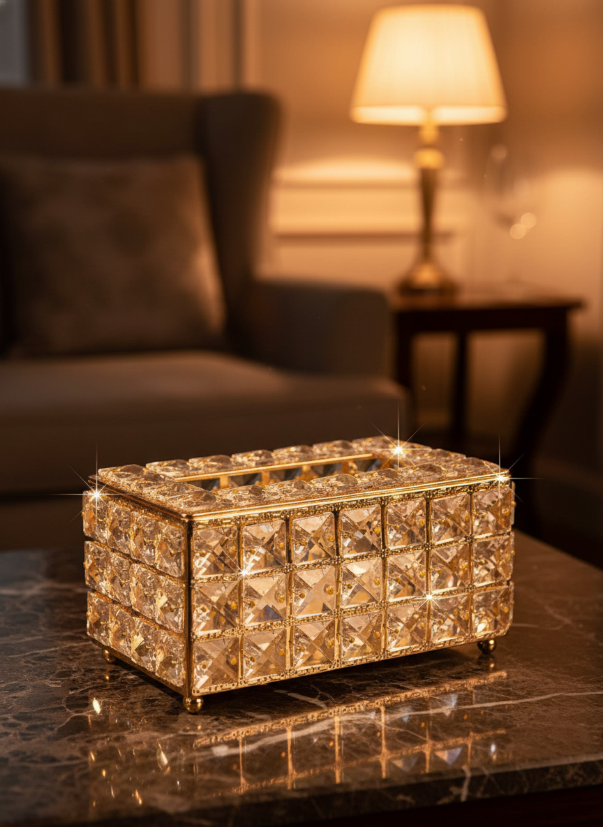 Crystal Tissue Box
