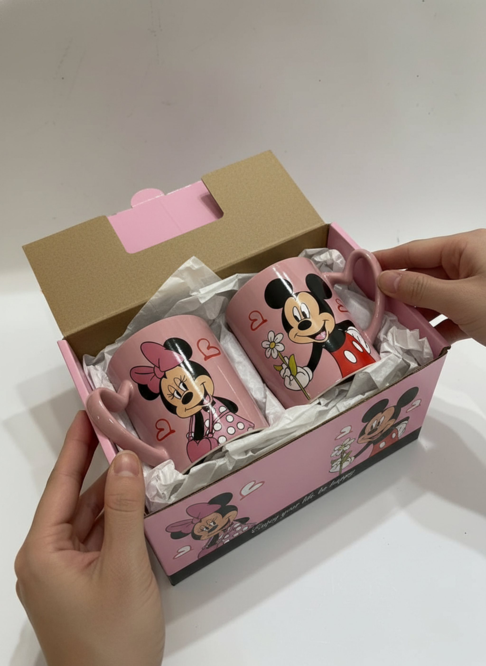 Mickey & Minnie Mouse Couple Mug Set (2 Pcs)