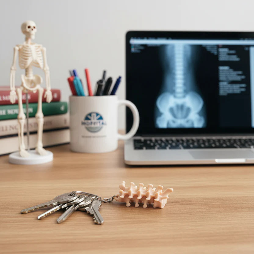 Articulating Spine Keychain