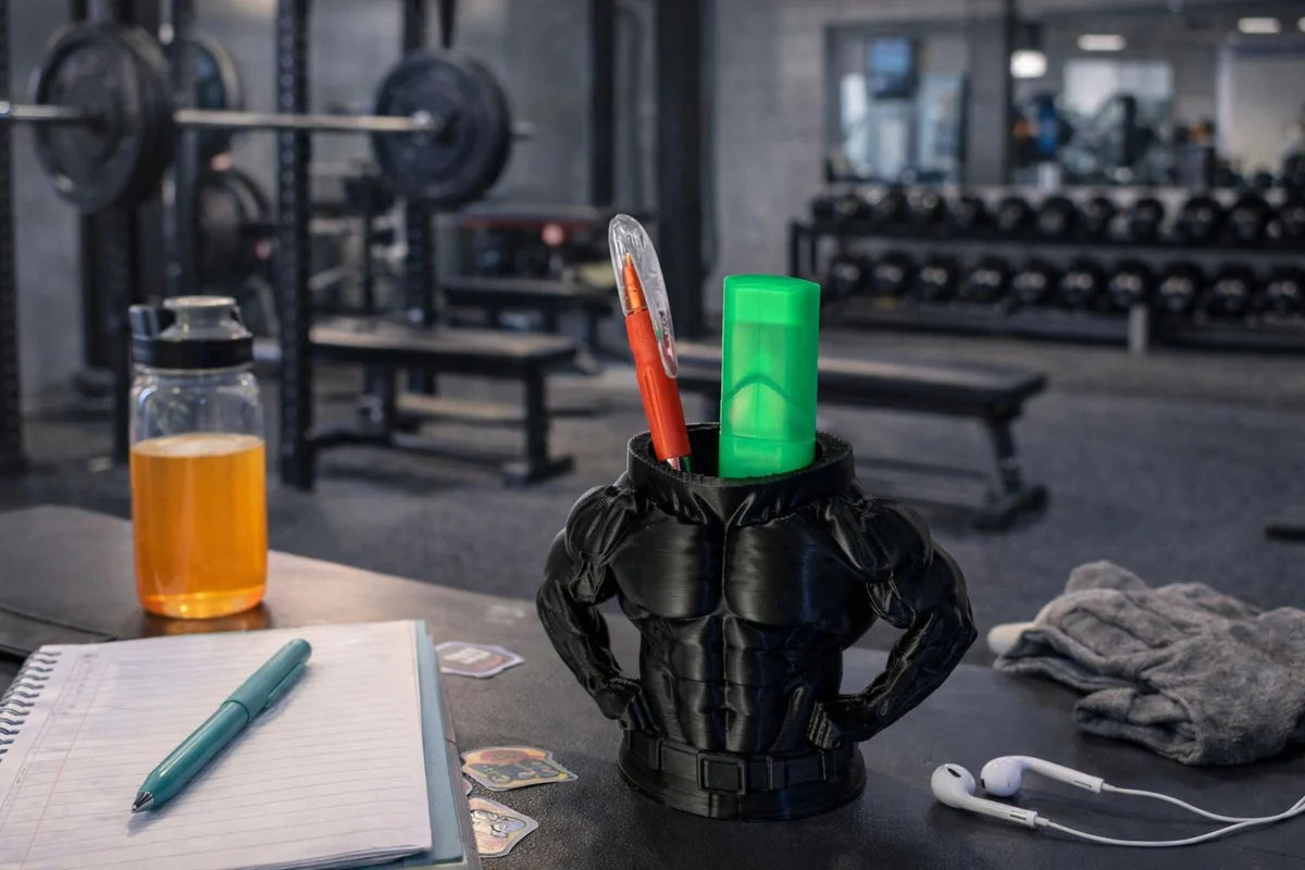 Body Builder Pen Holder