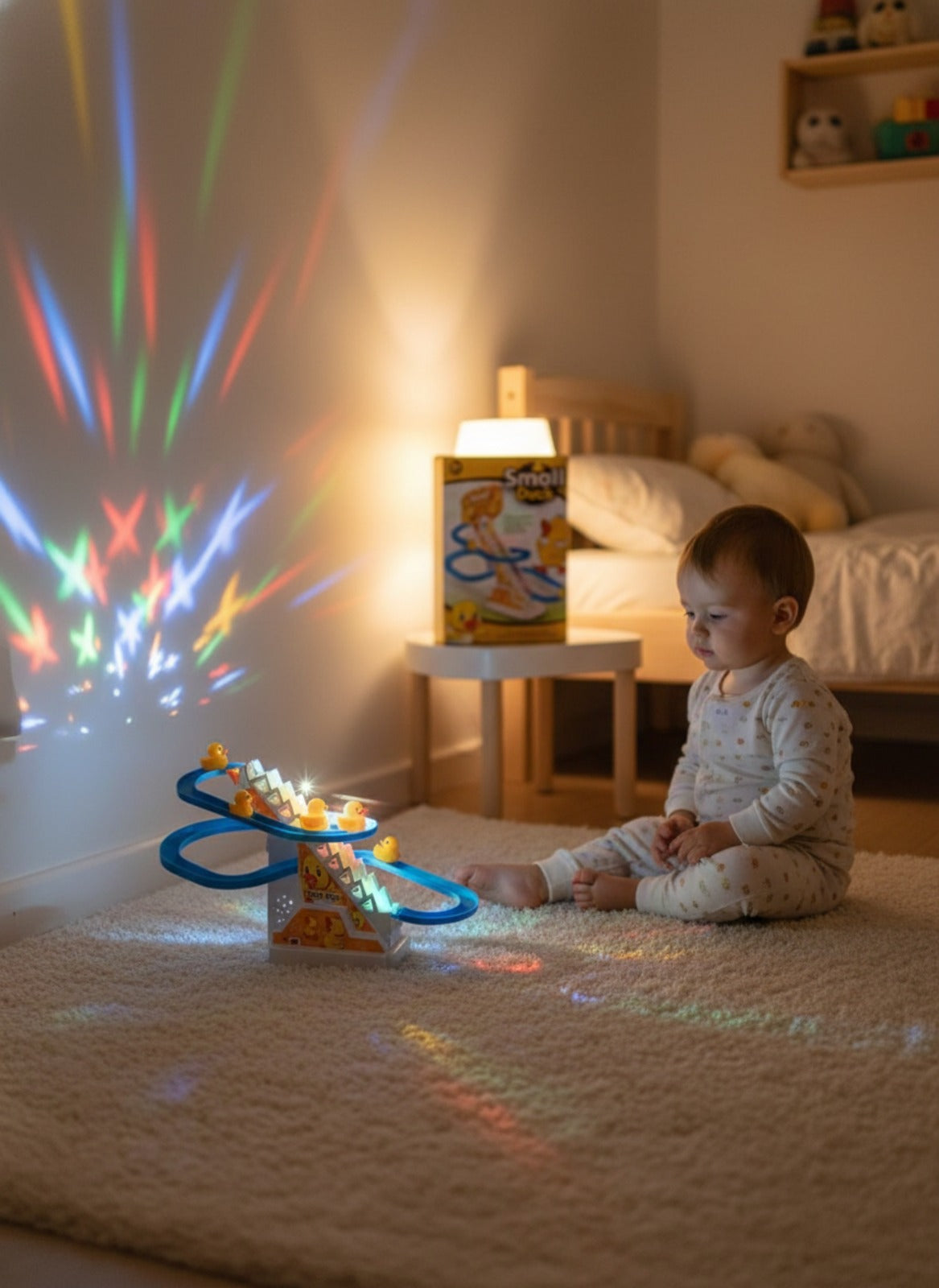 Rotating Duck Amusement Park Toy for Kids