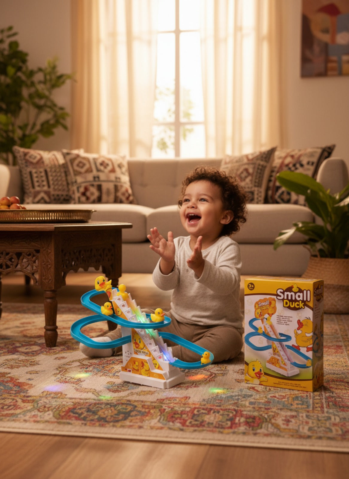 Rotating Duck Amusement Park Toy for Kids