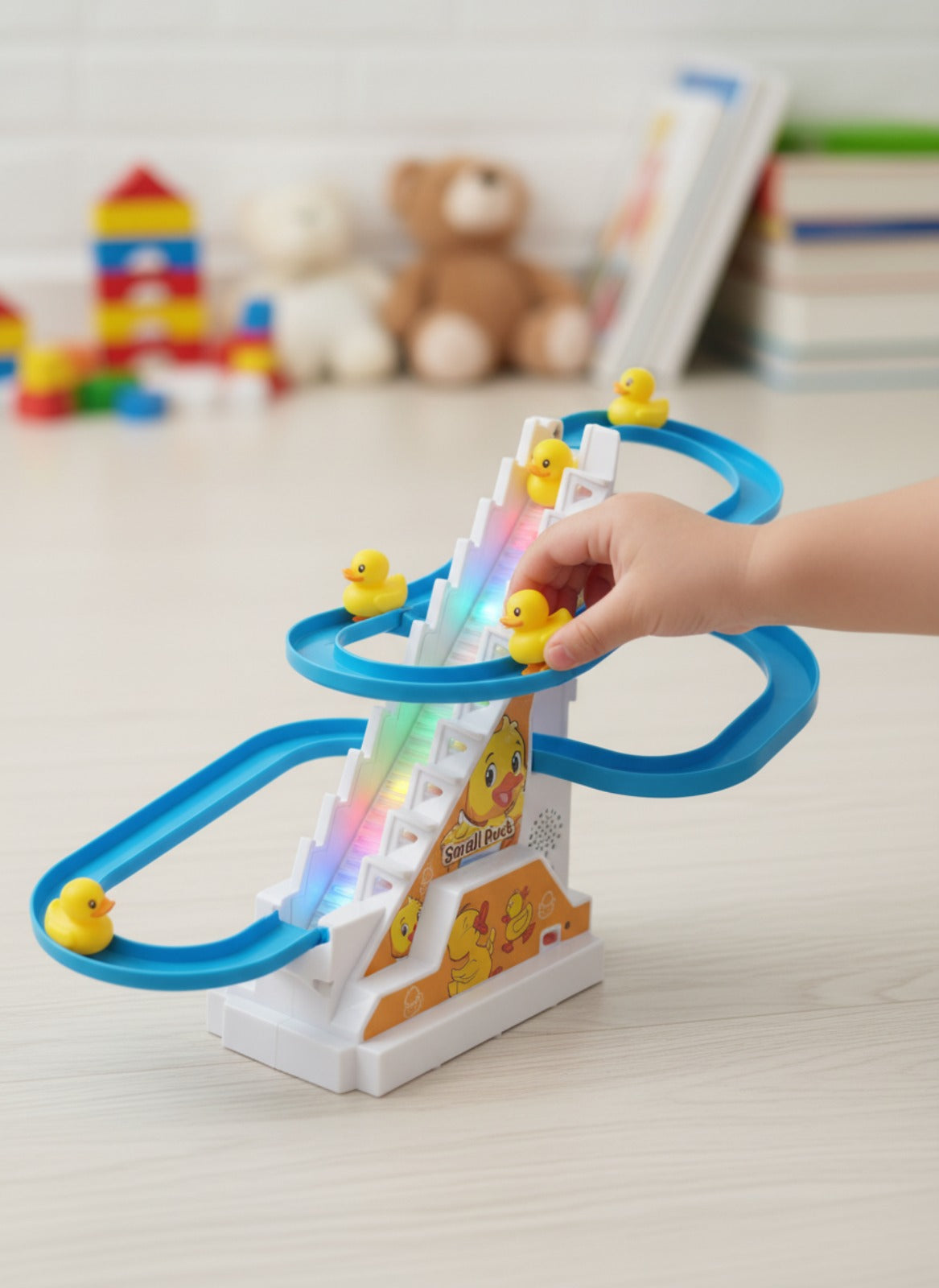 Rotating Duck Amusement Park Toy for Kids