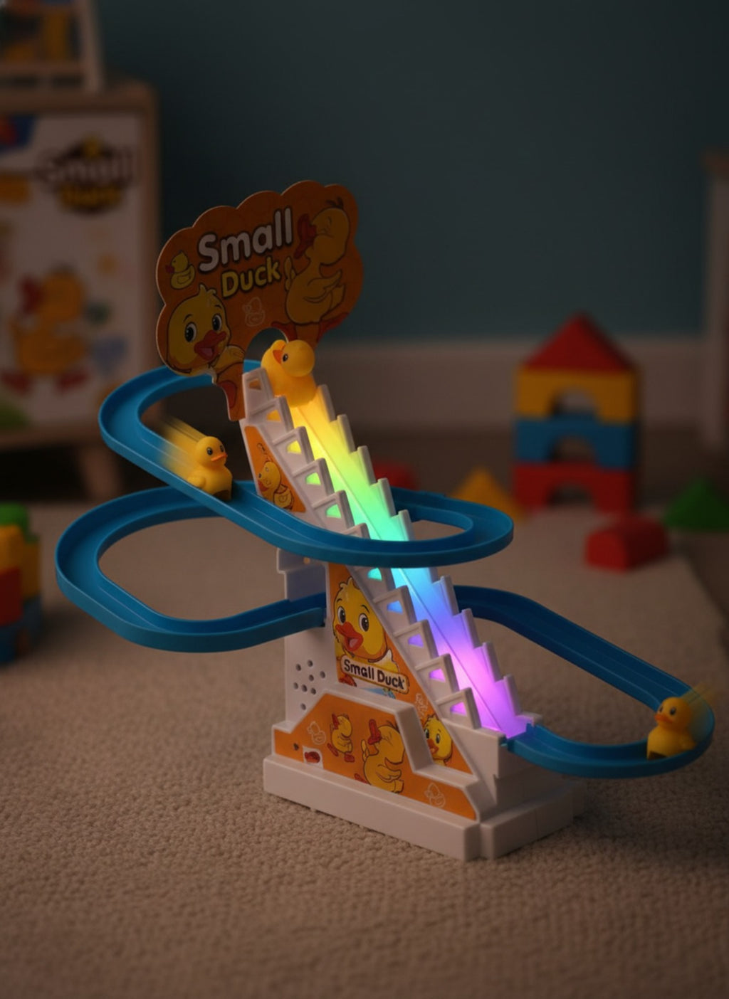 Rotating Duck Amusement Park Toy for Kids