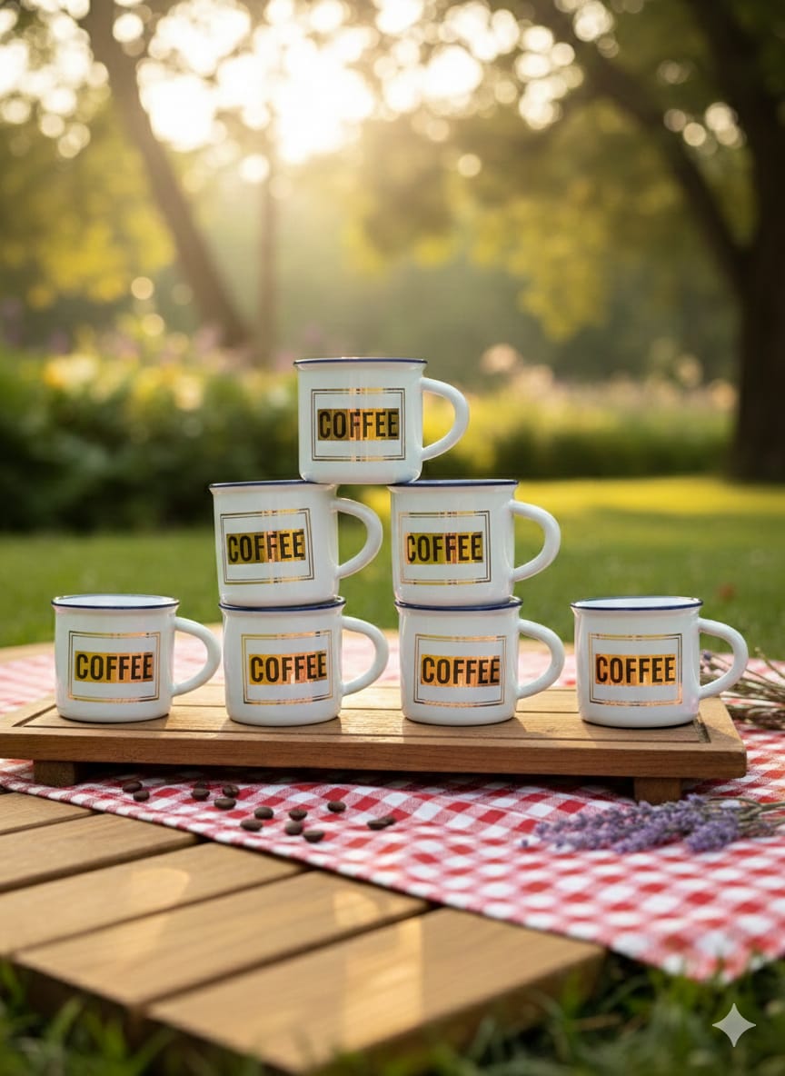 6-piece Coffee Cups set