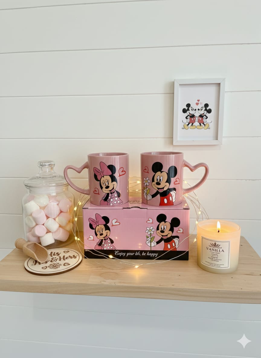 Mickey & Minnie Mouse Couple Mugs