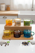 Good Morning Coffee Cups Set – 6 Pcs