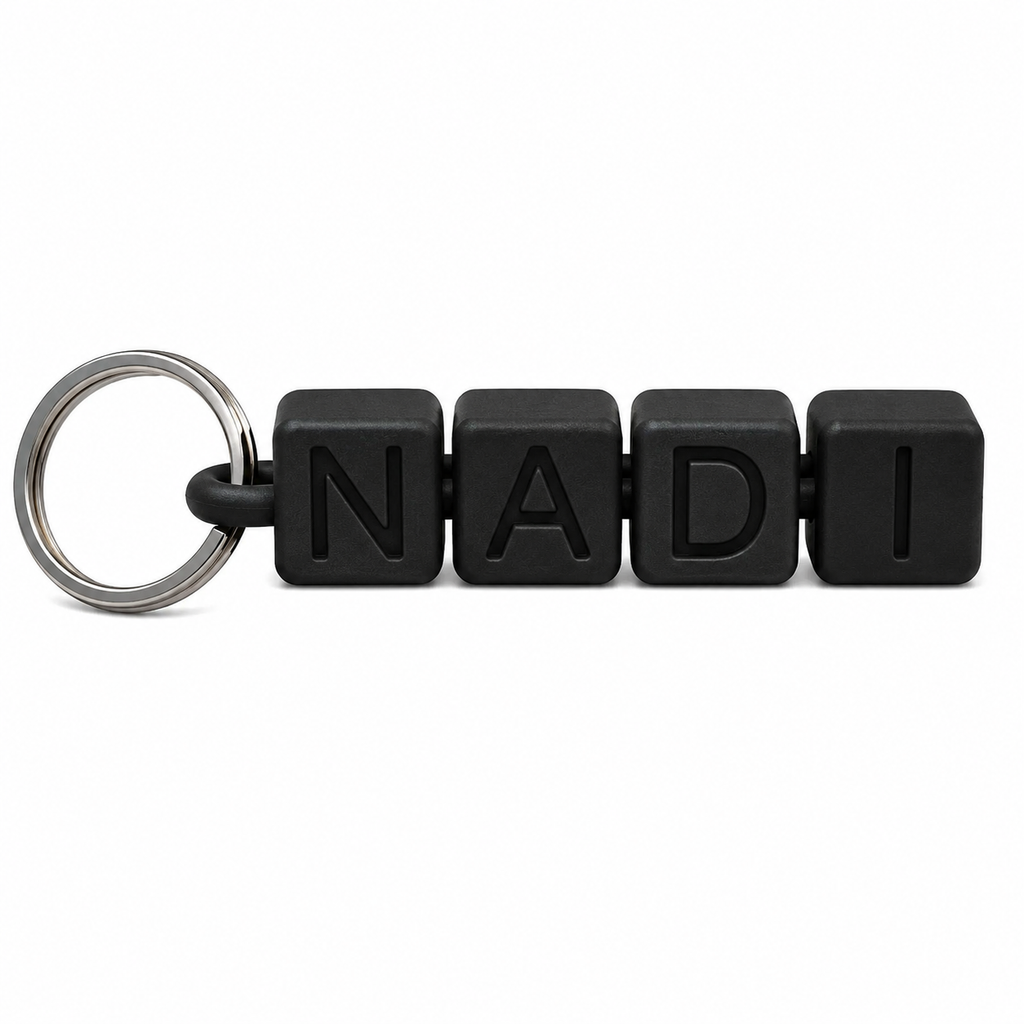 Wolly Name Keychain