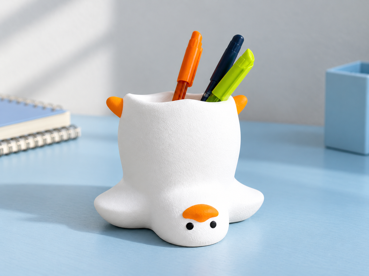 pen holder duck