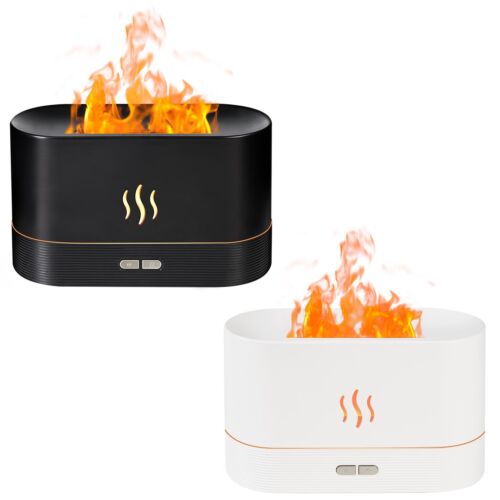 Electronic Water Diffuser with Flame Light