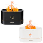 Electronic Water Diffuser with Flame Light