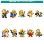 DUCKS STICKERS