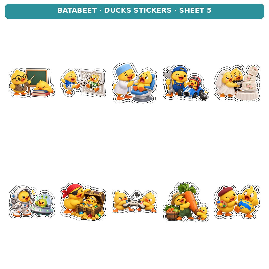 DUCKS STICKERS