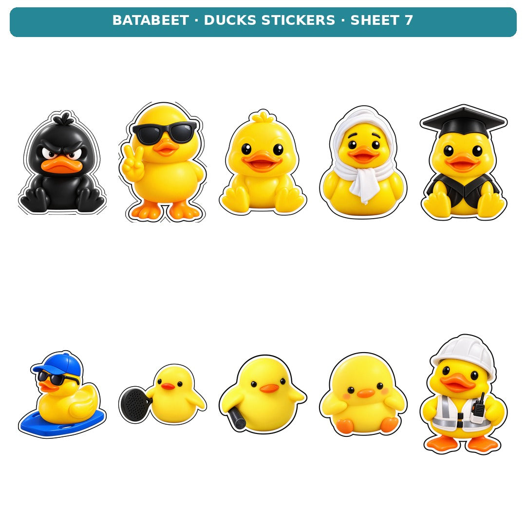 DUCKS STICKERS