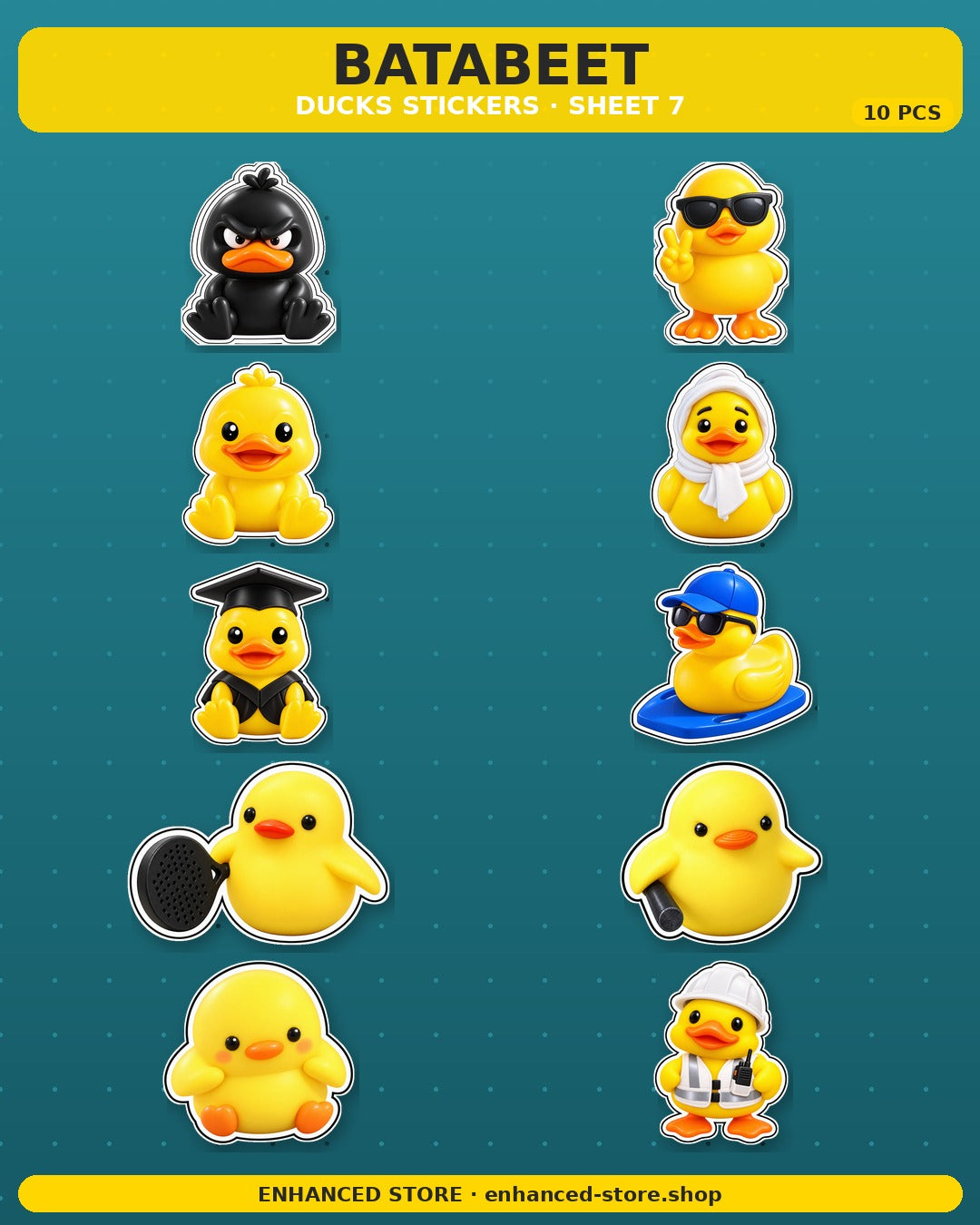 DUCKS STICKERS