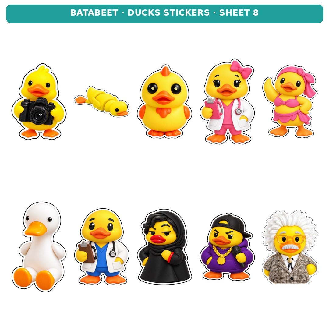 DUCKS STICKERS