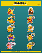 DUCKS STICKERS
