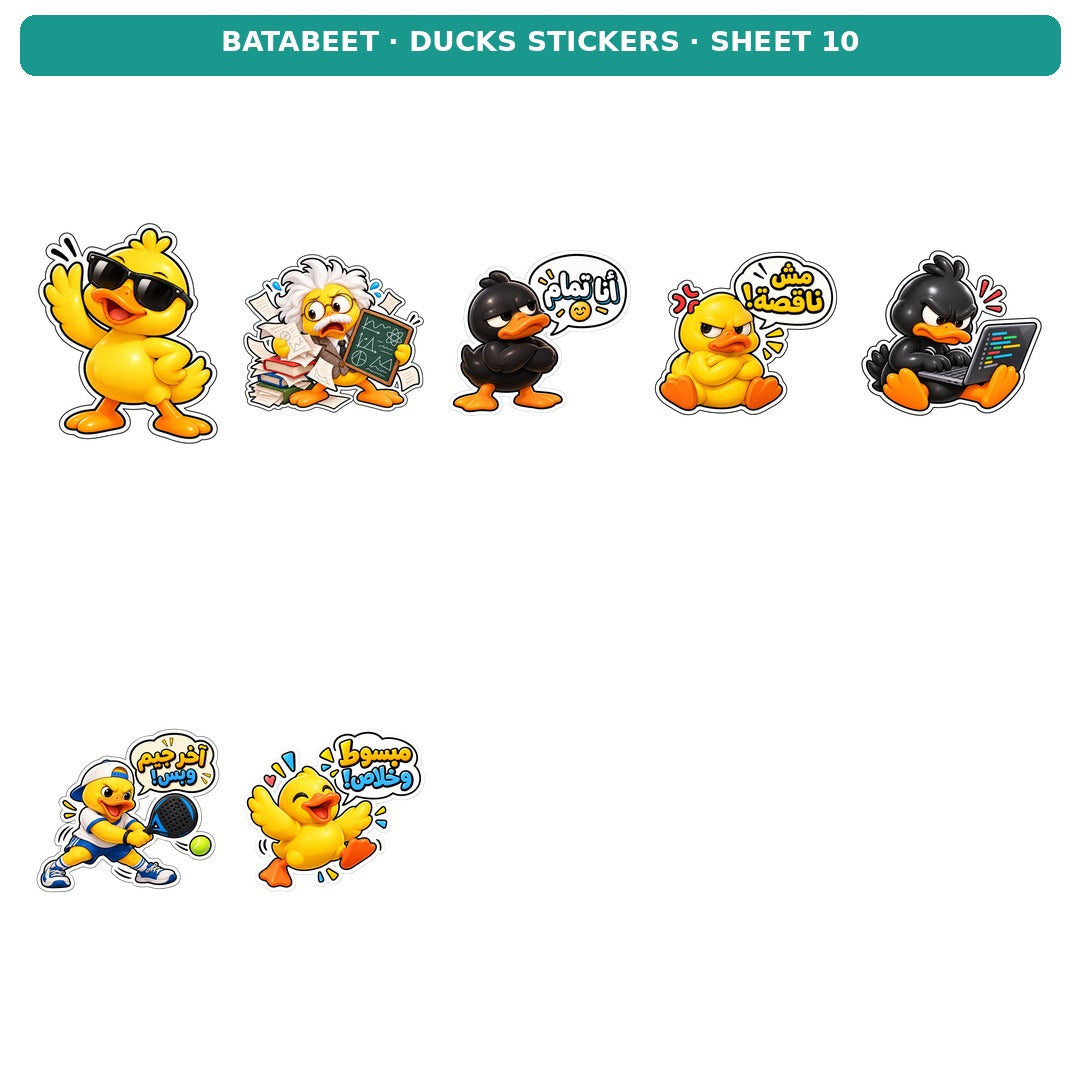 DUCKS STICKERS