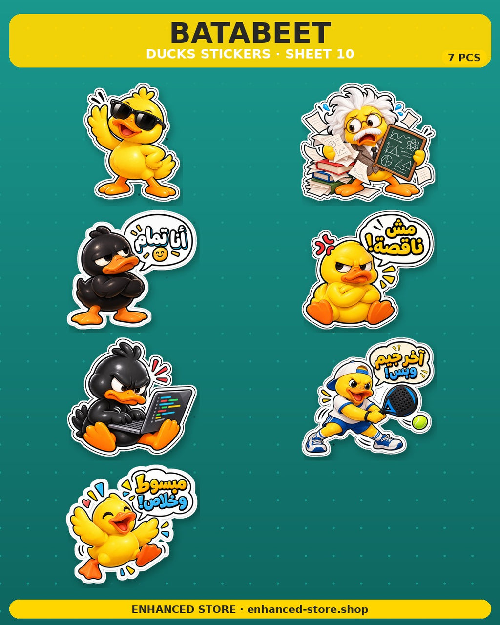 DUCKS STICKERS